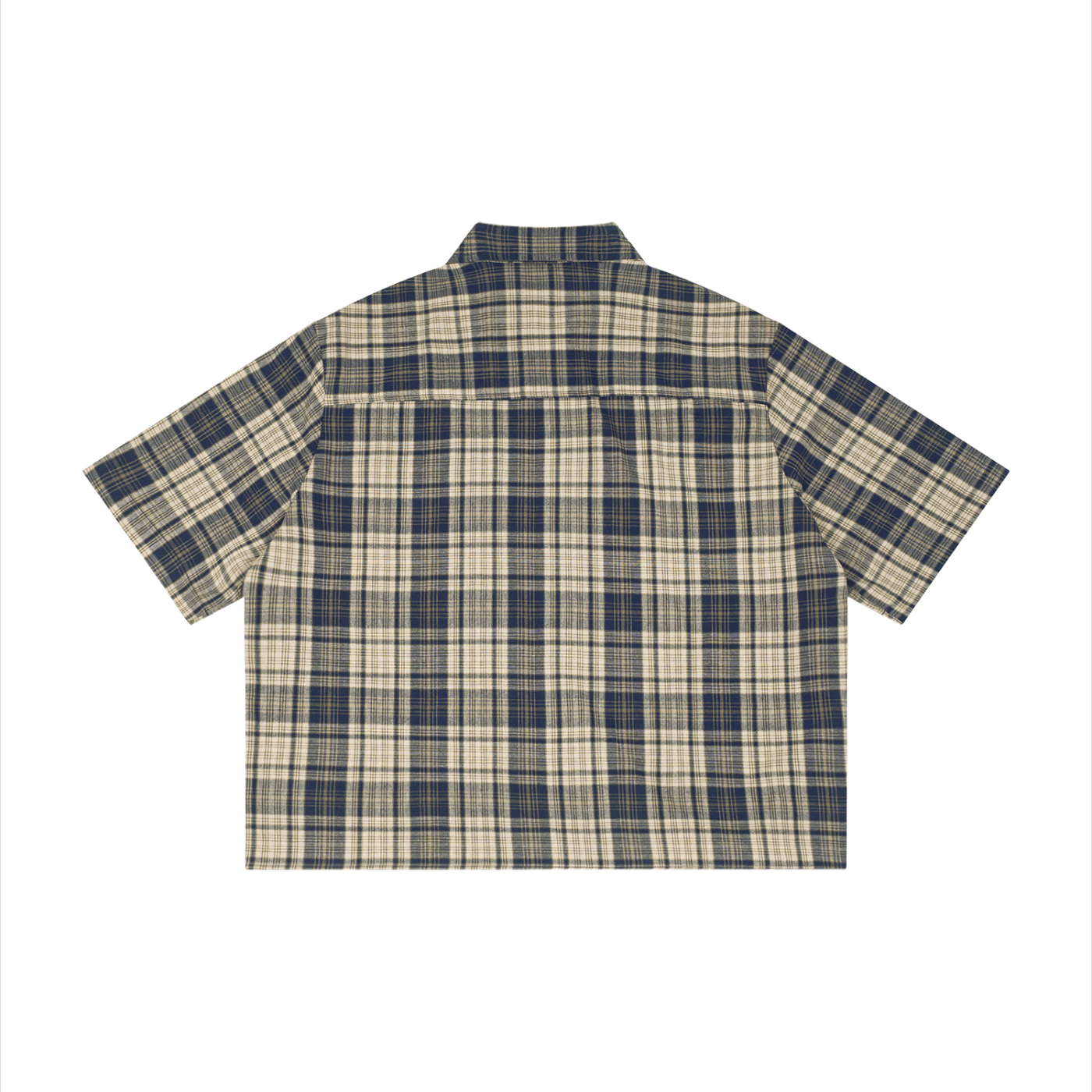 Plaid Boxy Short Sleeve Shirt