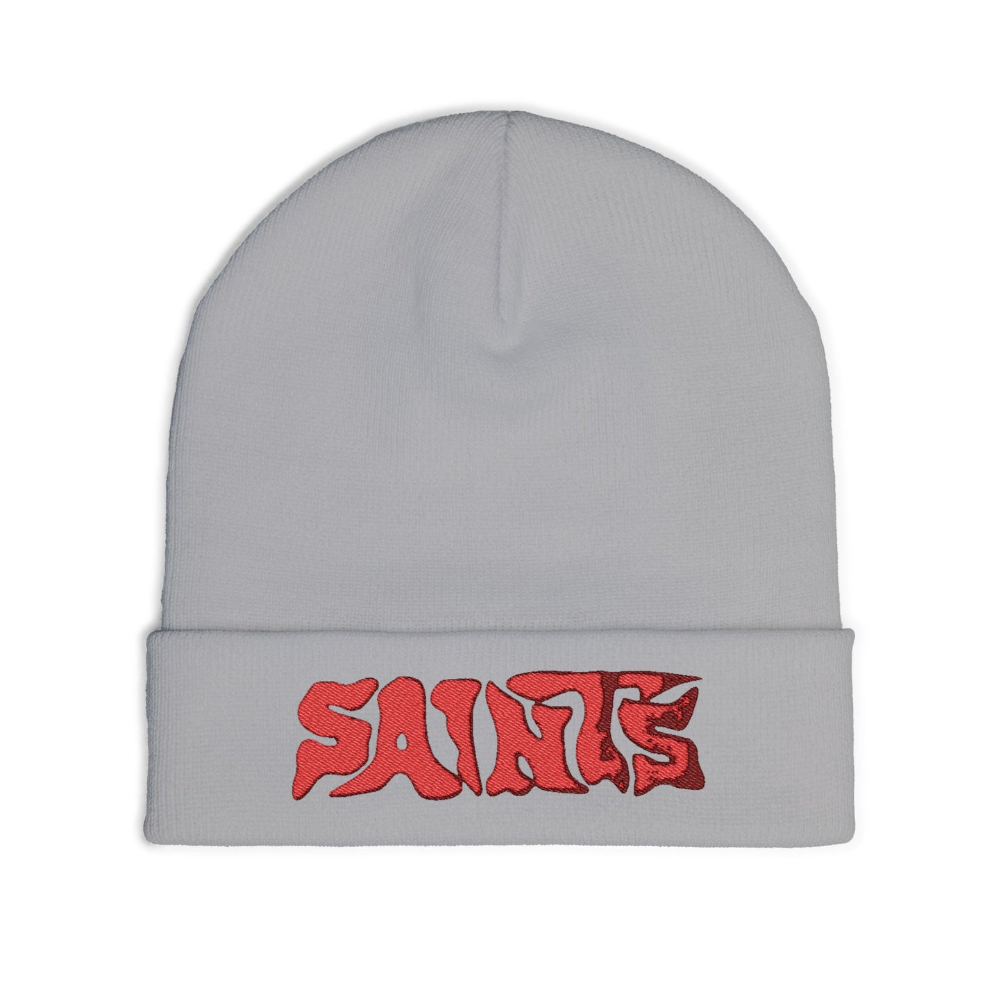 Embroidered 'Saints' Knit Beanie