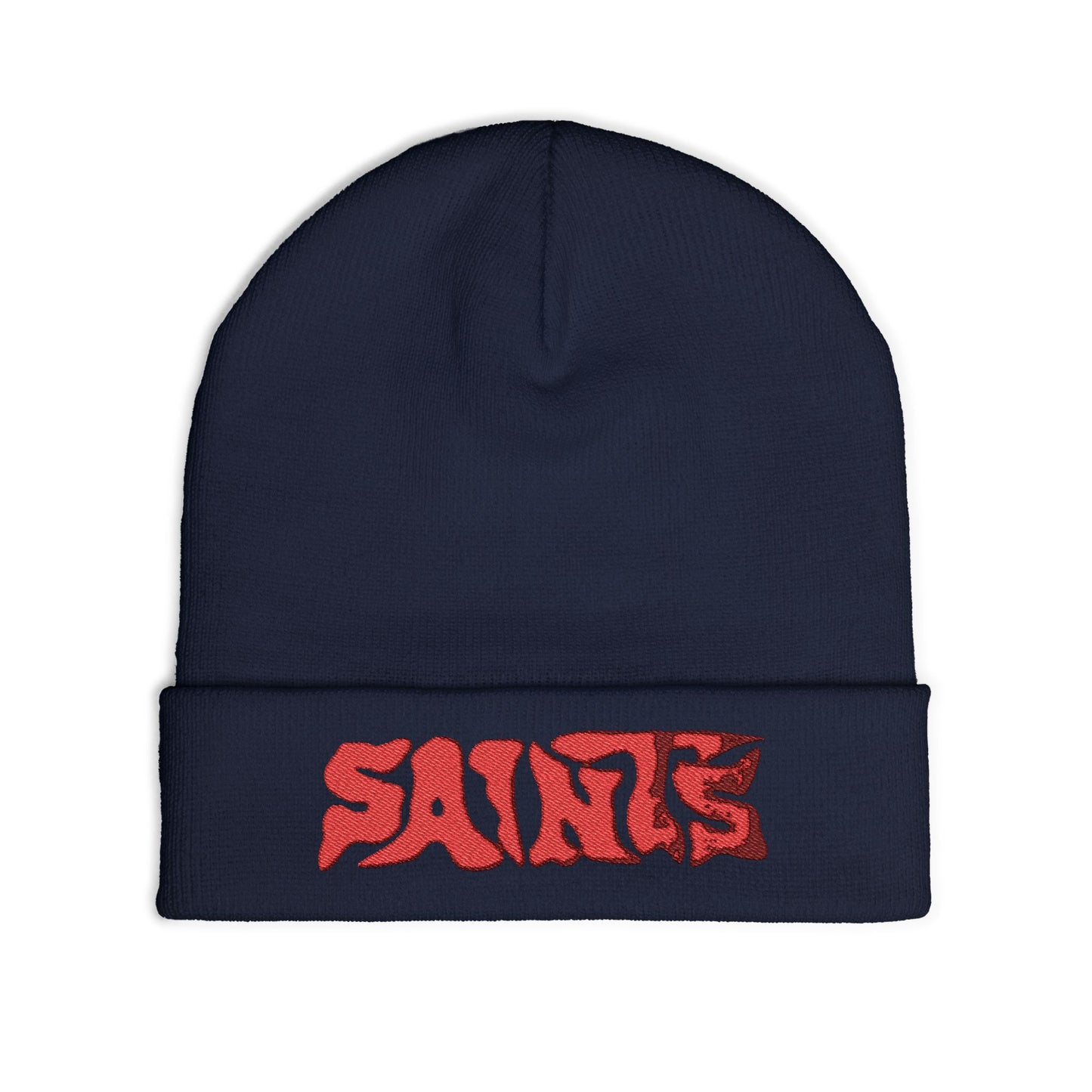 Embroidered 'Saints' Knit Beanie