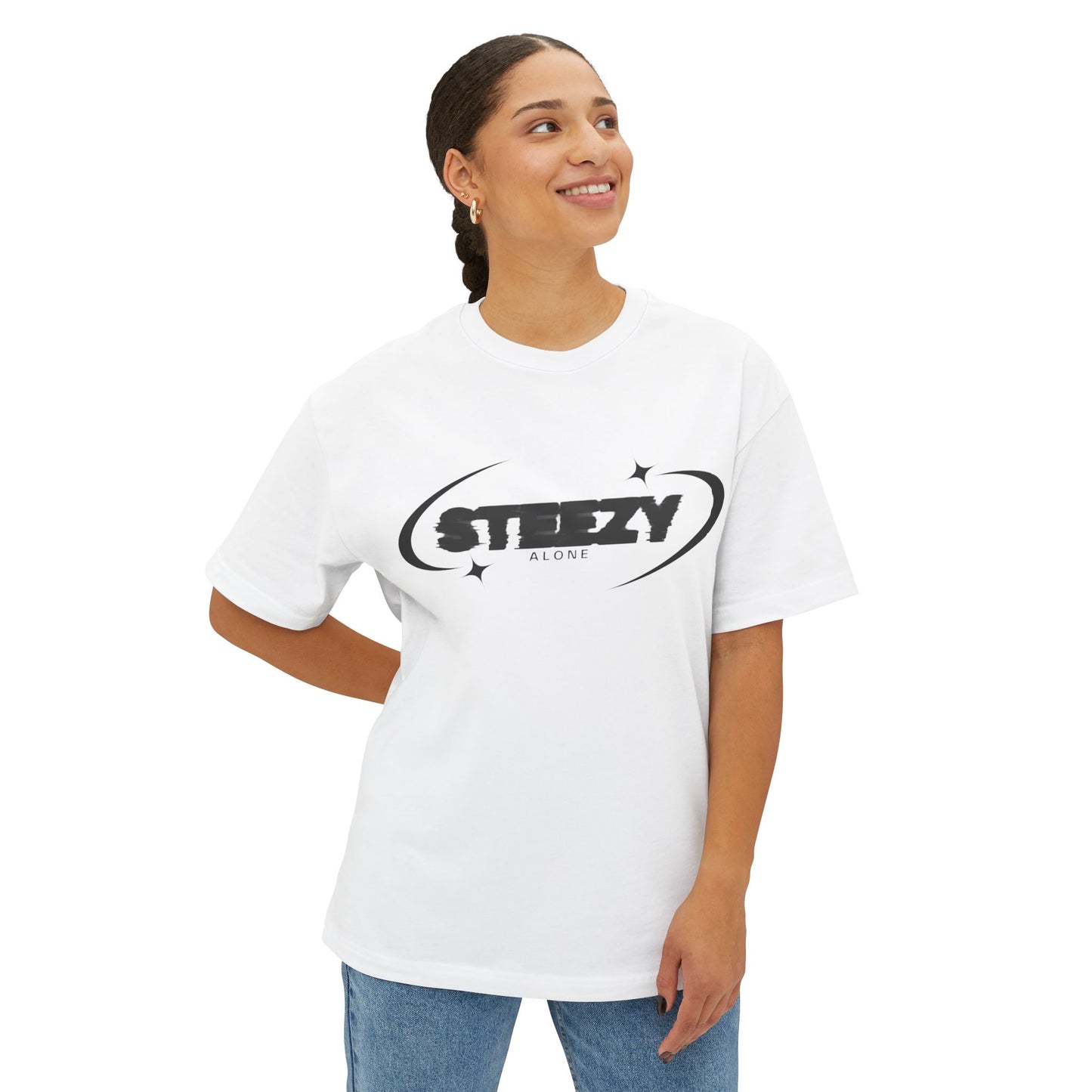 Stellar 'STEEZY' Logo Boxy Tee