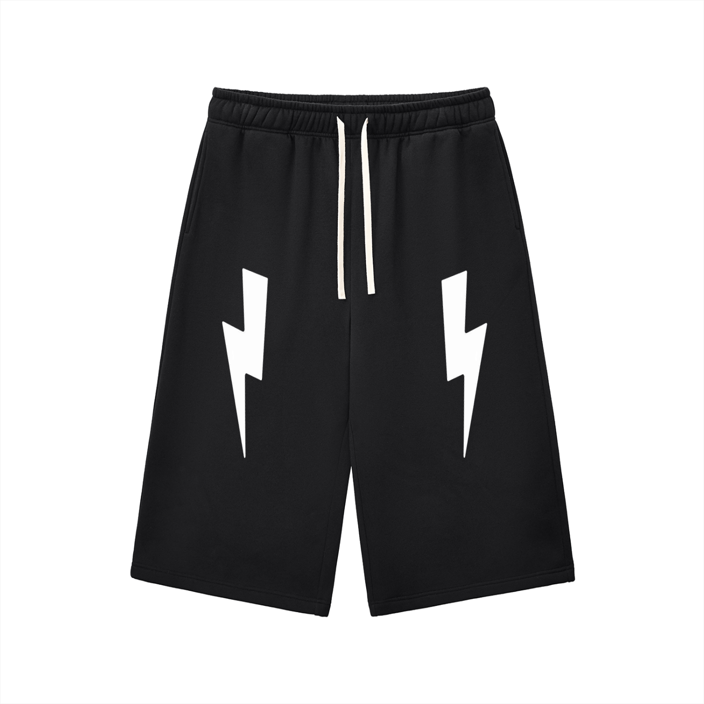 Relaxed Drawstring Three-quarter Sweatpants