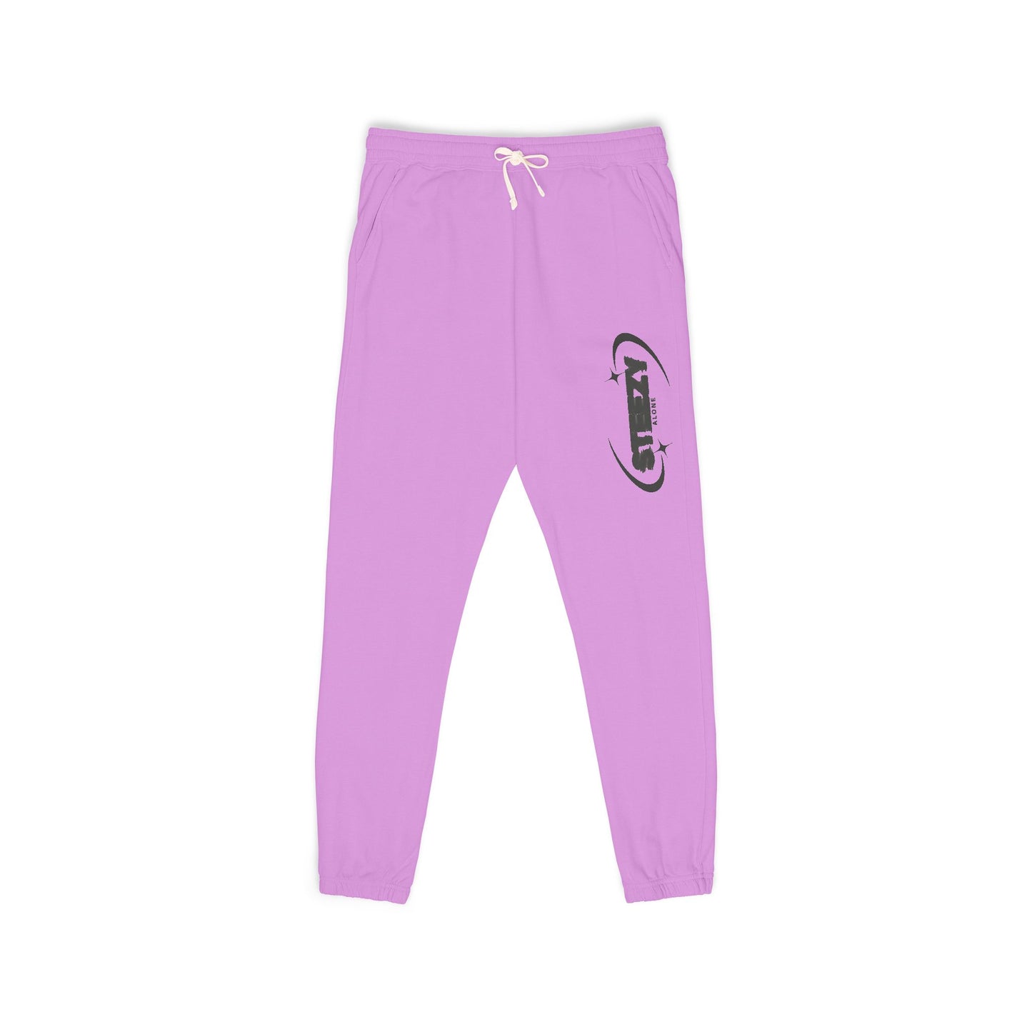 Lavender "Steezy" Sweatpants - Graphic Fleece Joggers