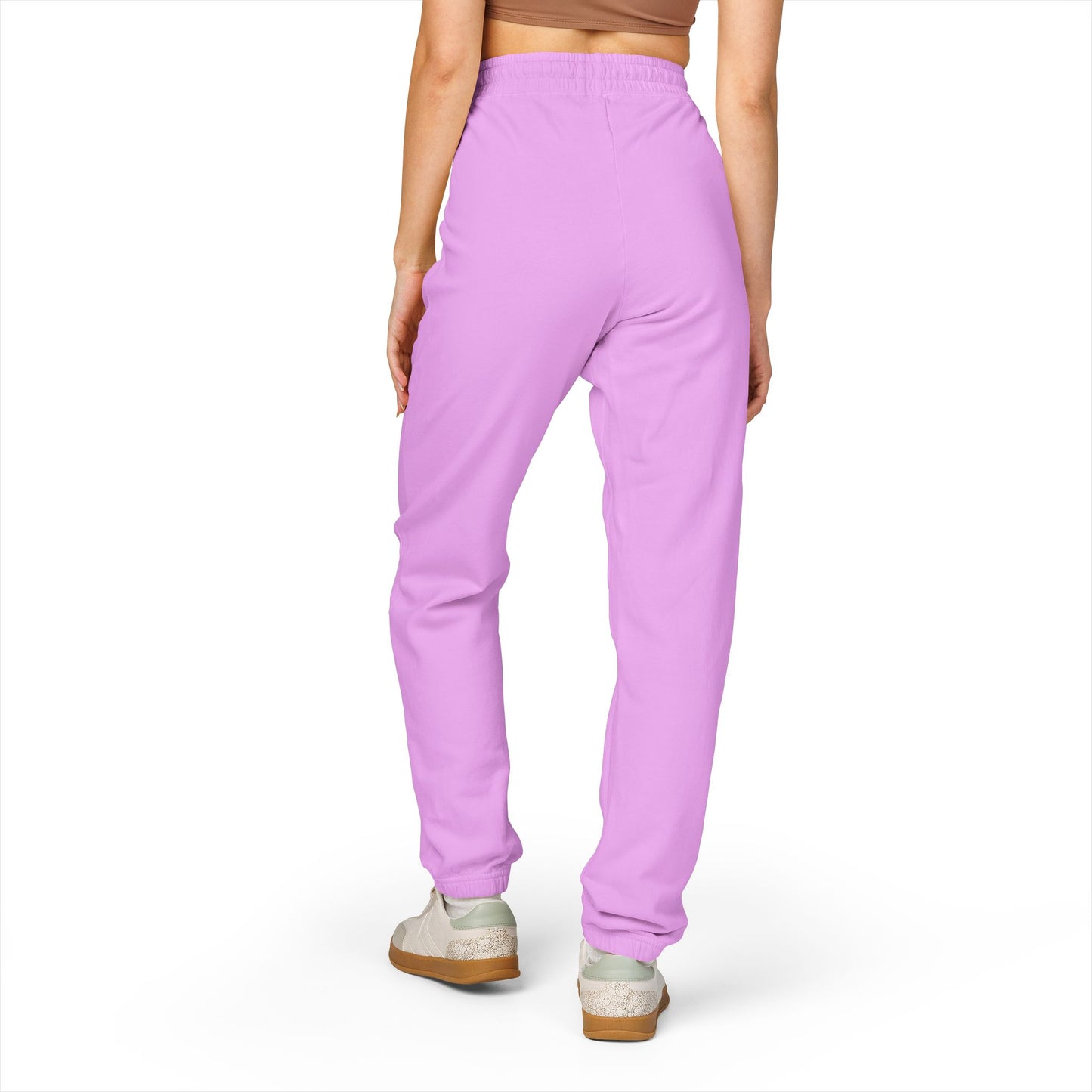 Lavender "Steezy" Sweatpants - Graphic Fleece Joggers