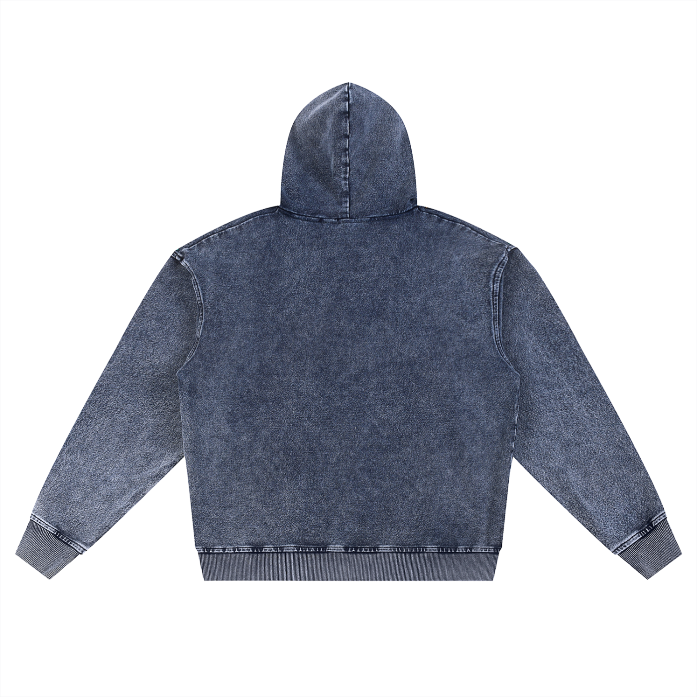 Snow Wash Zip-Up Hoodie