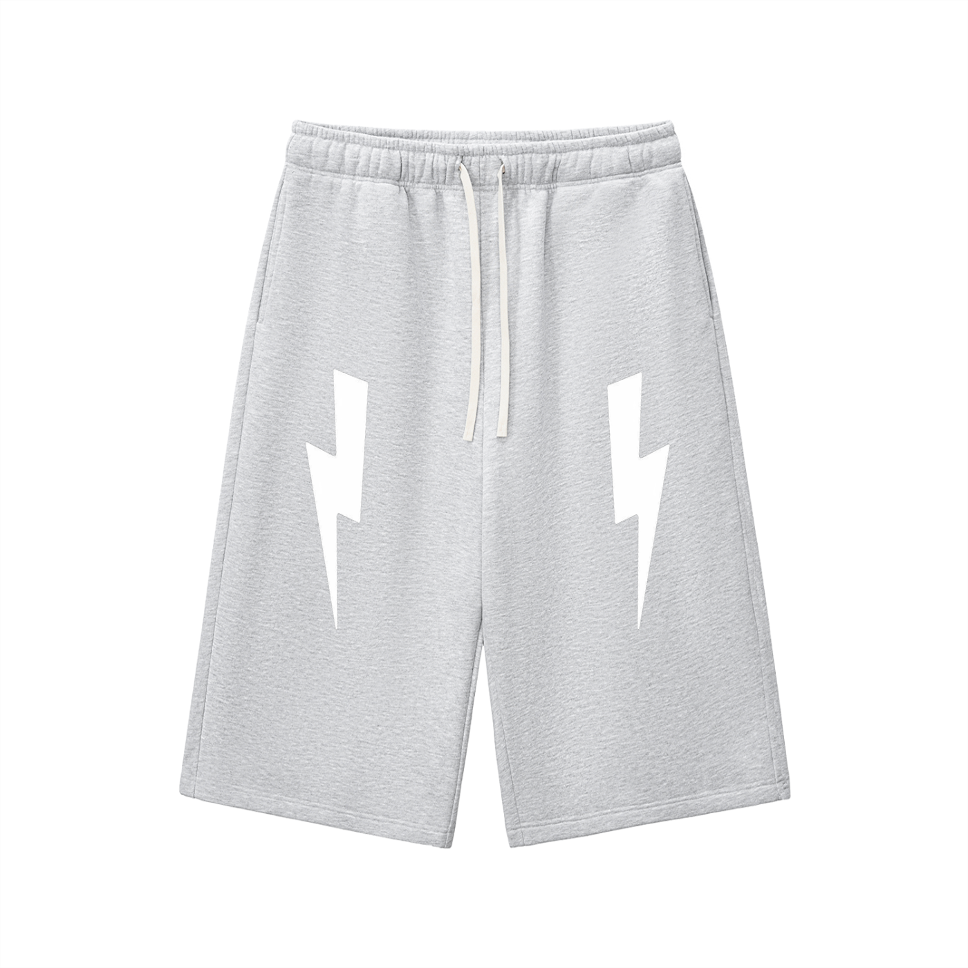 Relaxed Drawstring Three-quarter Sweatpants