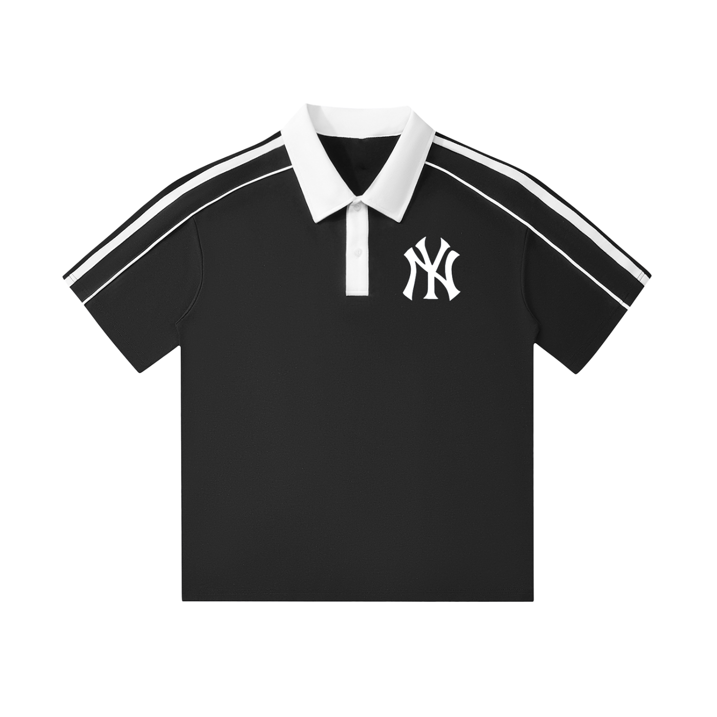 Yankee Collar Short-Sleeve Polo Shirt